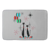 Cool Cat Mid Century Modern Atomic Era Bath Mat (Voorkant)
