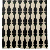 Cool Cat Mid Century Modern Retro Showgordijn Douchegordijn (Voorkant)