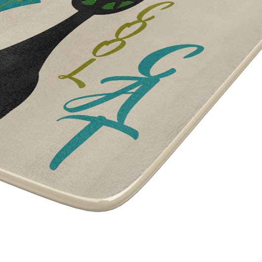 Cool Cat Mid Century Retro Snijplank (Hoek)