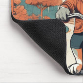 Cool Cat Muismat voor moderne kunst (Hoek)