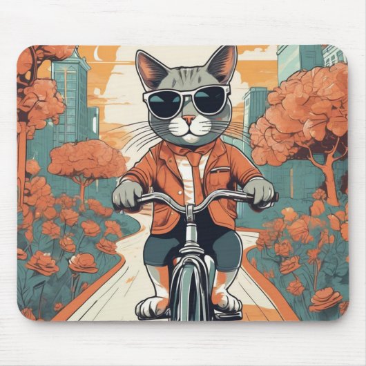 Cool Cat Muismat voor moderne kunst (Voorkant)