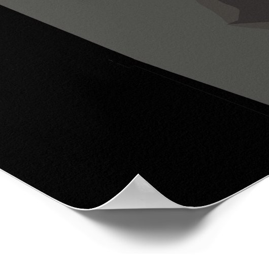 Cool Cat Noir: Suave en mysterieuze katachtige Poster (Hoek)