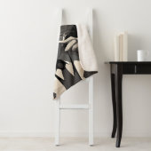 Cool Cat Noir: Suave en mysterieuze katachtige Sherpa Deken (In situ)