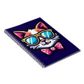 Cool Cat Notebook – Fun & Stylish Stationery Notitieboek (Rechterzijde)