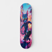 Cool Cat on Wheels Edition 2 Persoonlijk Skateboard (Voorkant)