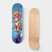 Cool Cat on Wheels Edition 3 Persoonlijk Skateboard (Voorkant)