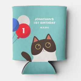 Cool Cat Party Balloon Kids Birthday Blikjeskoeler