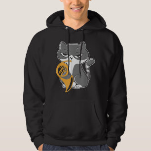 Cool Cat Plays French Horn Musician Orchestra Mu Hoodie