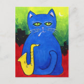 Cool Cat Post Card Briefkaart (Voorkant)