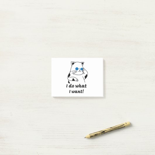 COOL CAT POST-IT® NOTES (Op bureau)