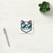 Cool Cat Post-it® Notes – Stylish Feline Memo Pads (Kantoor)
