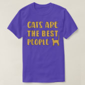 Cool Cat Pw Gezegde De beste mensen T-shirt (Design voorkant)
