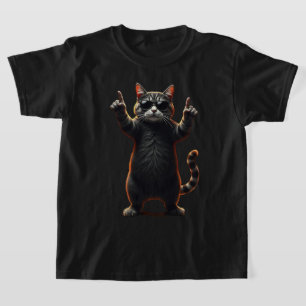 Cool Cat Rock Dancer T-shirt Grappig Dieren Muzi