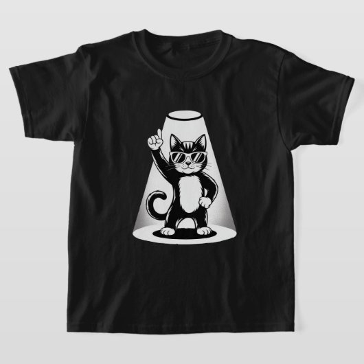 Cool Cat Rock Dancer T-shirt | Grappig Dieren Muzi (Laagn)