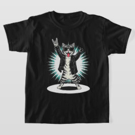 Cool Cat Rock Dancer T-shirt | Grappig Dierlijke M