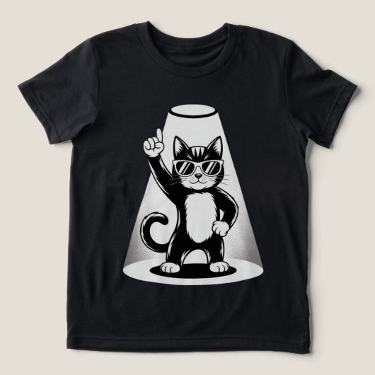 Cool Cat Rock Dancer T-shirt | Grappig Dierlijke M (Design voorkant)