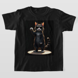 Cool Cat Rock Dancer T-shirt | Grappig Dierlijke M