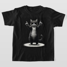 Cool Cat Rock Dancer T-shirt | Grappig Dierlijke M