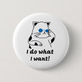 COOL CAT RONDE BUTTON 5,7 CM (Voorkant)