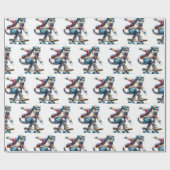 Cool Cat Skateboarder Cadeaupapier (Vlak)