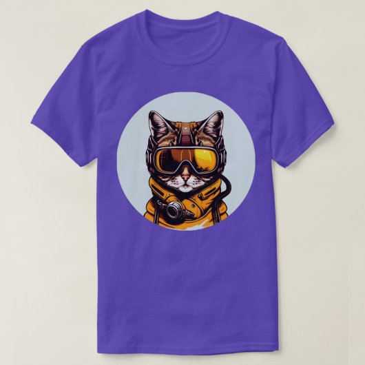 Cool Cat Ski Googles Gifts for Cat lovers T-shirt (Design voorkant)