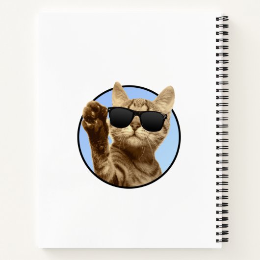 Cool Cat Spiral Notitieboek (Achterkant)