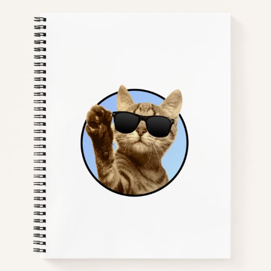 Cool Cat Spiral Notitieboek (Voorkant)