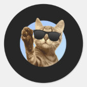 Cool Cat Sticker (Voorkant)