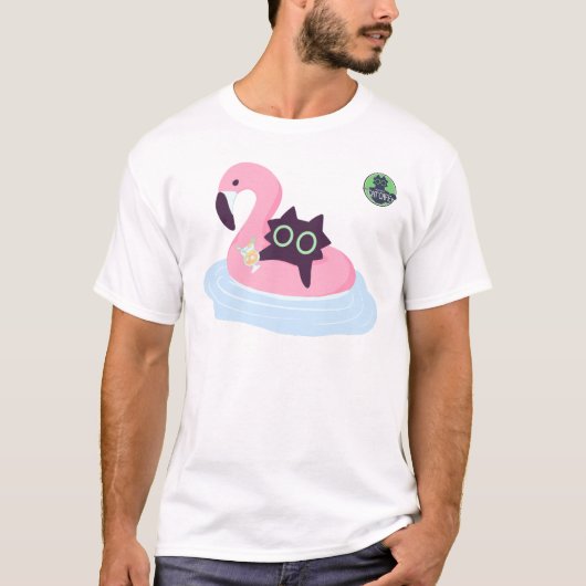 Cool Cat Summer - De Alaska Cat Cafe T-shirt (Voorkant)