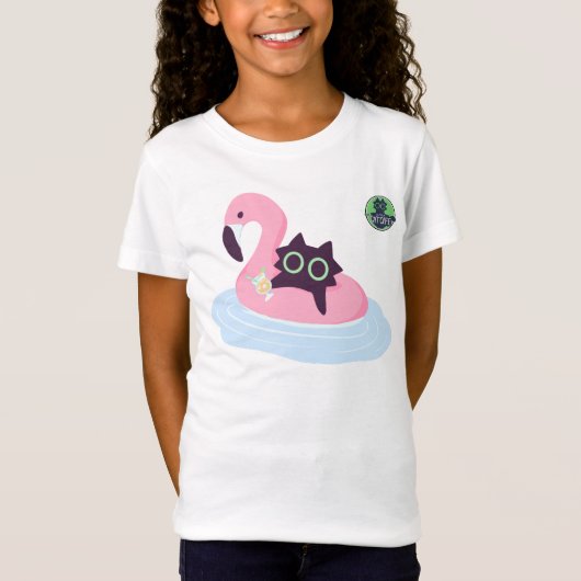 Cool Cat Summer - De Alaska Cat Cafe T-shirt (Voorkant)