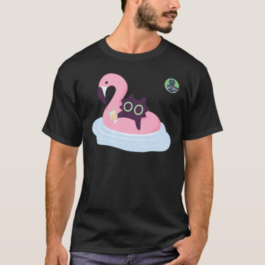 Cool Cat Summer - De Alaska Cat Cafe T-shirt (Voorkant)