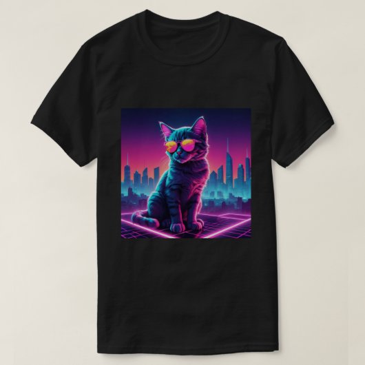 Cool Cat Sunglazen T-shirt (Design voorkant)