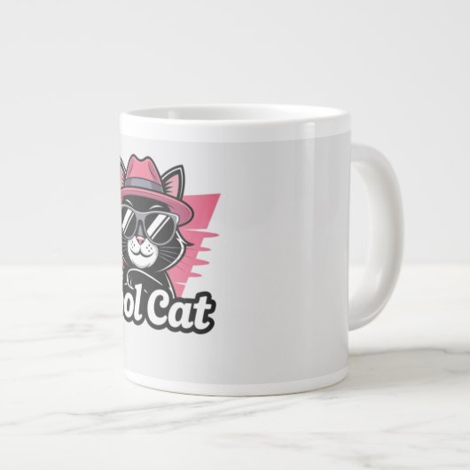 Cool Cat Swagger Grote Koffiekop (Voorkant rechts)