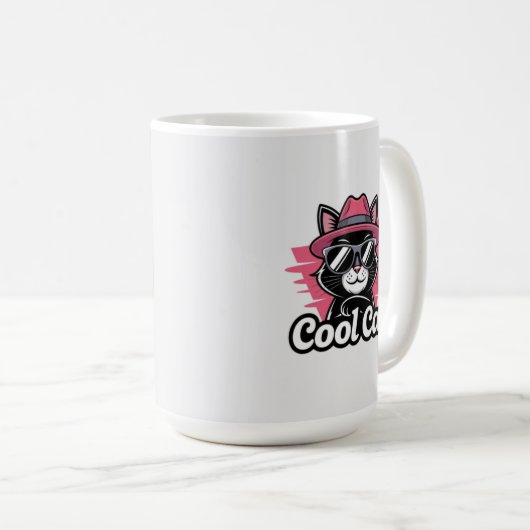 Cool Cat Swagger Koffiemok (Voorkant rechts)