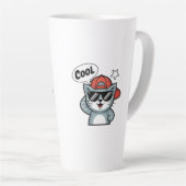 Cool Cat Swagger Latte Mok (Rechterhoek)