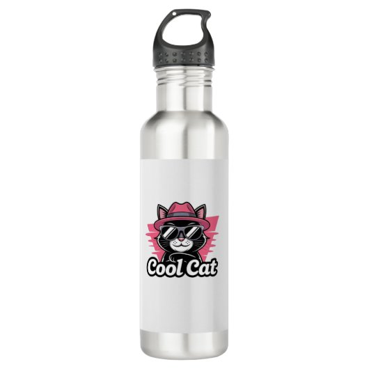 Cool Cat Swagger Waterfles (Voorkant)