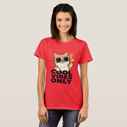 Cool Cat T-shirt (Voorkant volledig)