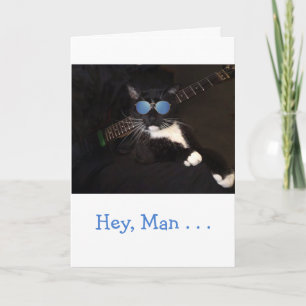 Cool Cat Verjaardag Kaart