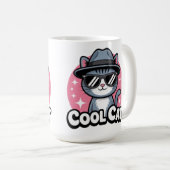 Cool Cat Vibes Koffiemok (Voorkant rechts)