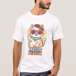 Cool Cat Vibes – Meow Magic Summer T-shirt