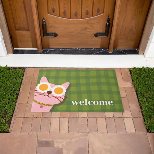 Cool Cat Welcome Mat (Buiten)