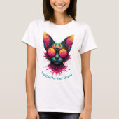 Cool Cat with Glasses Women's T-Shirt (Voorkant)