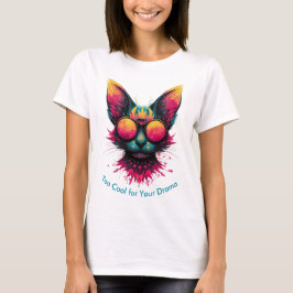 Cool Cat with Glasses Women's T-Shirt