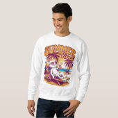 Cool Cat zomervakantie Trui (Voorkant volledig)