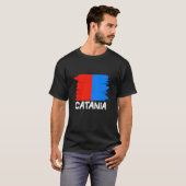 Cool Catania Flag T-shirt (Voorkant volledig)