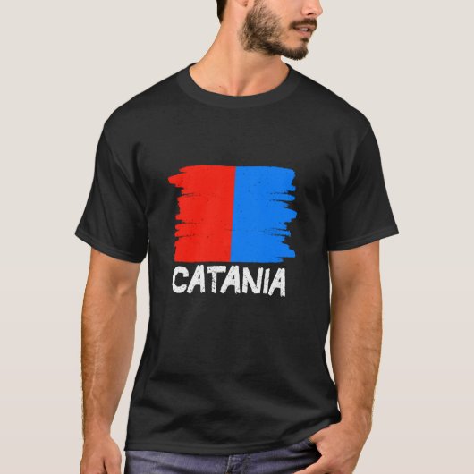 Cool Catania Vlag T-shirt (Voorkant)