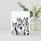 Cool Cats Briefkaart (Staand voorkant)