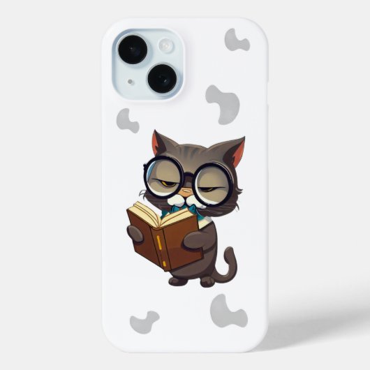 Cool Cats Dragen Bril Lees boek Case-Mate iPhone Case (Achterkant)