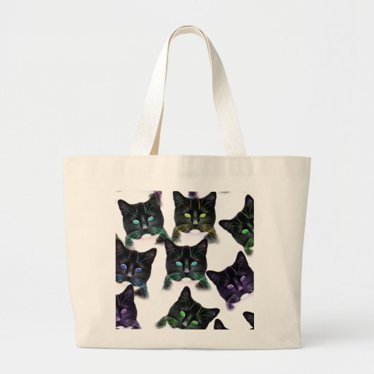 Cool Cats Grote Tote Bag (Voorkant)