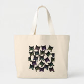 Cool Cats Grote Tote Bag (Voorkant)